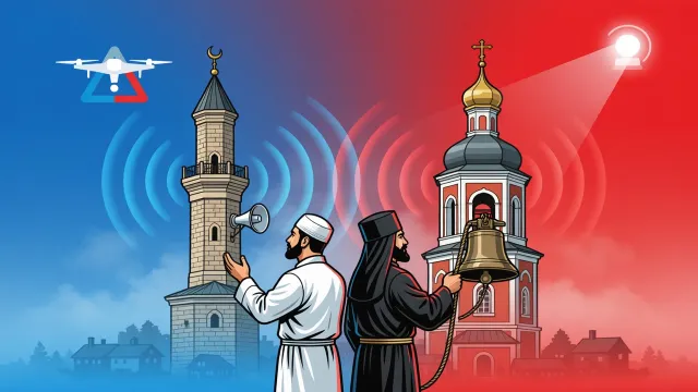 Минареты и колокола заменили сирены. Татарстан придумал нестандартную защиту